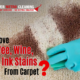 How to Remove Coffee, Wine, and Ink Stains from Carpet